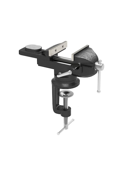 Steiner 60 Mm Dönerli Örslü Mini Masa Ve Tezgah Mengenesi Siyah