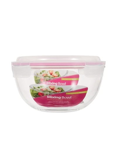 Yuvarlak Cam Saklama Kabı 2000 Ml