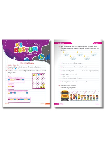 Kaliteli Hesaplı 3. Sınıf Kış Dostum Ara Tatil Kitap Seti