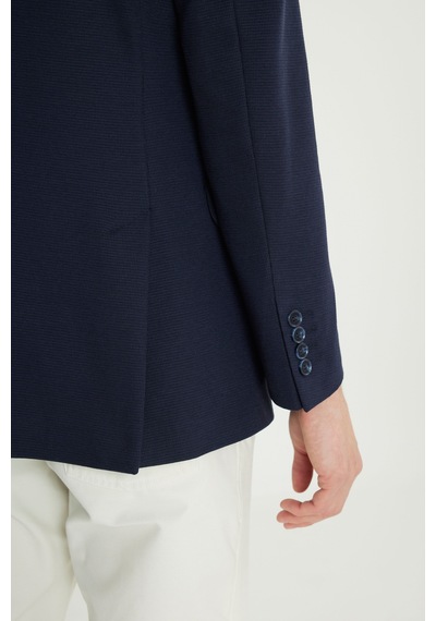 AC&Co / Altınyıldız Classics Erkek Lacı 360 Her Yöne Esneyen Pamuklu Esnek Slim Fit Dar Kesim Mono Yaka Armürlü Blazer Ceket Lacı AC&Co / Altınyıldız Classics Erkek Lacı 360 Her Yöne Esneyen Pamuklu Esnek Slim Fit Dar Kesim Mono Yaka Armürlü Blazer Ceket Lacı