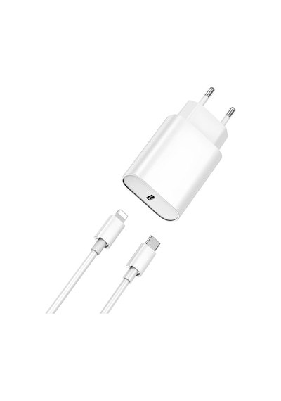 Type C-lightning 20 W Hızlı Şarj Adaptörü Ve Kablosu İphone Samsung Xiaomi Huawei İle Uyumludur