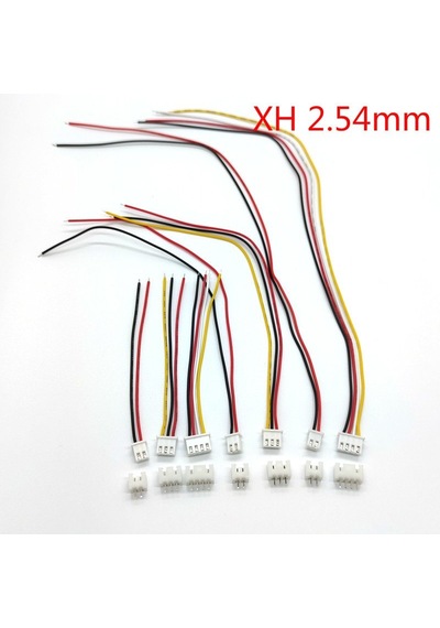 JST-XH 2.54mm 3pin 10cm Kablolu Konnektör (Beyaz) Takım x 1 adet