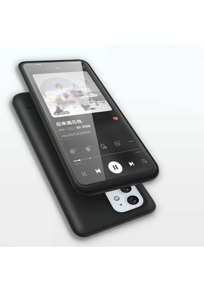 Apple Uyumlu iPhone  12 Kılıf Şarjlı Standlı Harici Batarya 5000 Mah