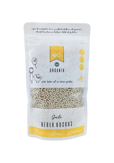 Organik Sade Bebek Kuskus +7ay 250gr