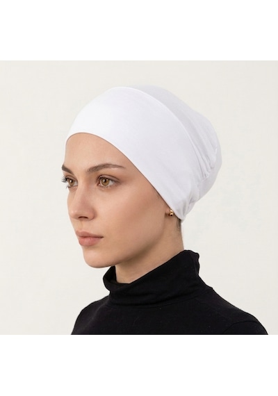 Alivascarf Geçmeli Bone Önü Dikişsiz Kaymaz Lastikli Kadın Tesettür Pratik Geçme İç Bone Beyaz Alivascarf Geçmeli Bone Önü Dikişsiz Kaymaz Lastikli Kadın Tesettür Pratik Geçme İç Bone Beyaz