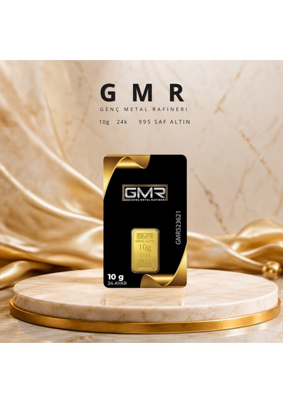 2 Adet 10 Gr 24 Ayar Altın 995 Gmr
