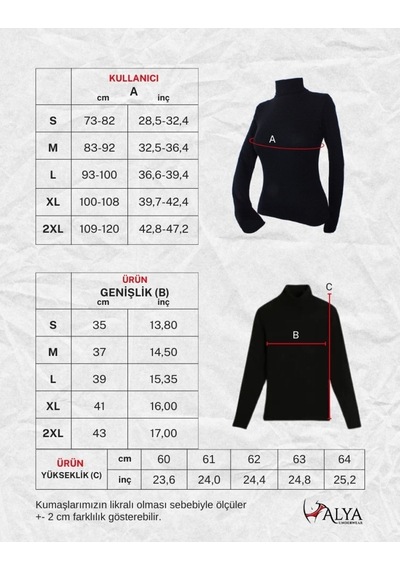 Alya Underwear Kaşkorse Tam Boğazlı Body Sweatshirt, Fitilli Kumaş, Likralı, Gül Kurusu Bej Kemik