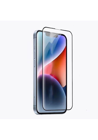 Apple Uyumlu   iPhone Se 2020 Zore Darbeye Dayanıklı Anti Statik Temperli Cam Ekran Koruyucu Siyah