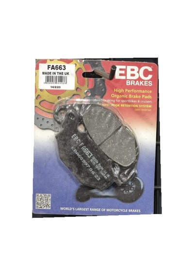 Ebc Fa663 Yamaha Yzf-r3 2015-2026 Ön Fren Balatası