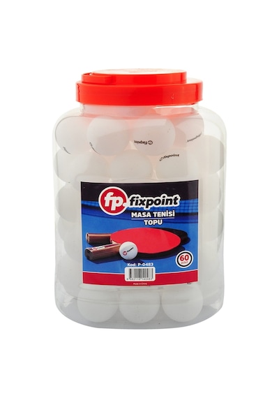 Fixpoint Tranier Masa Tenisi Topu Beyaz 60 Adet