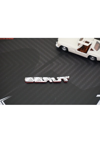 Seat Turbo Bagaj Siyah Metal 3m 3d Bagaj Yazı Logo K