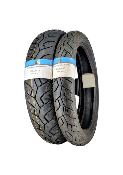 Mondıal Drift  Tvs Apache  Arora  Rks  130/70-17 Tl Ve 90/90-17 Tl Dubleks Lastik Set