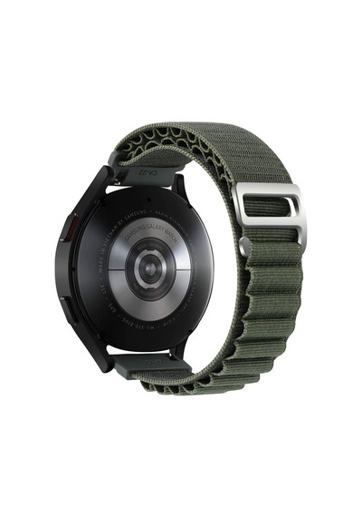 Watch 20mm Uyumlu Kr410 Kumaş Kordon - Yeşil