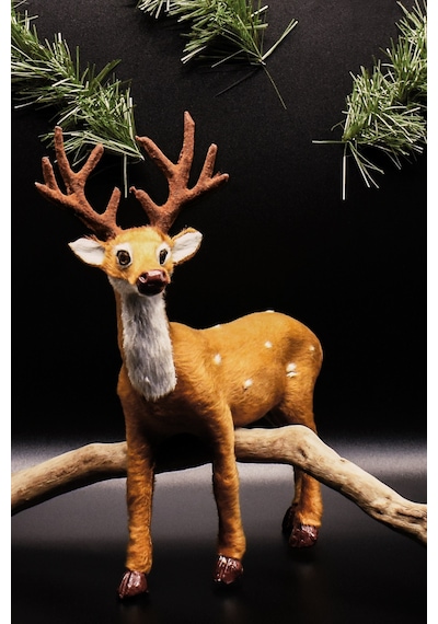 Waldern Yılbaşı Dekoratif 25 Cm Geyik Süs Rudolf