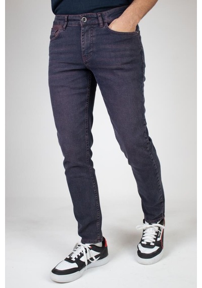 HLT Jeans Erkek Açık Bordo Slim Fit Dar Kesim Esnek Likralı Denim Jeans Kot Pantolon Acıkvalbo 001