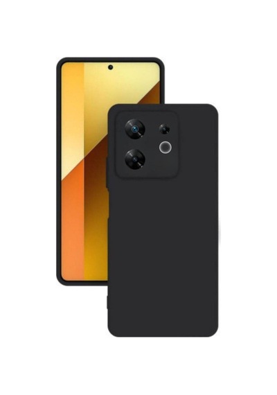 İnfinix Zero 30 4g Kılıf Kamera Korumalı Silikon Rubber Arka Kapak Siyah