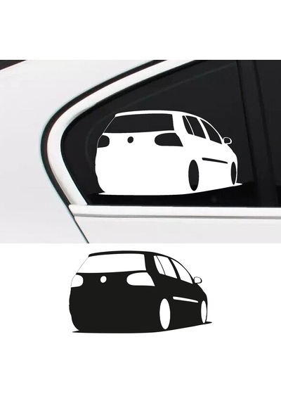 Volkswagen Golf Polo Sticker, Volkswagen Oto Sticker 21x12 Cm