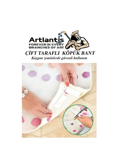 Çift Taraflı Bant Köpük Bant 38mm X 2mt 1 Adet Çerçeve Tablo Halı Yapıştırma Bandı İç Ve Dış Mekan Süper