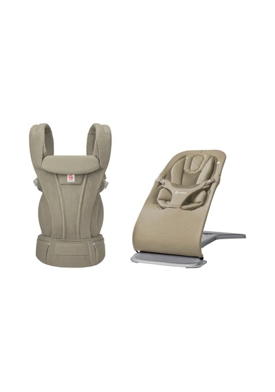 Bouncer & Taşıyıcı Seti Evolve Soft Olive & Omni Deluxe Mesh Soft Olive Haki