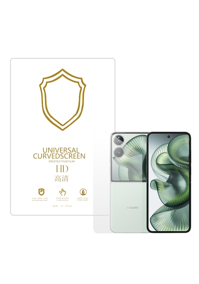 Xiaomi Mix Flip 2 İle Uyumlu Full Tpu Nano Arka Ekran Koruma Filmi - Ekm102