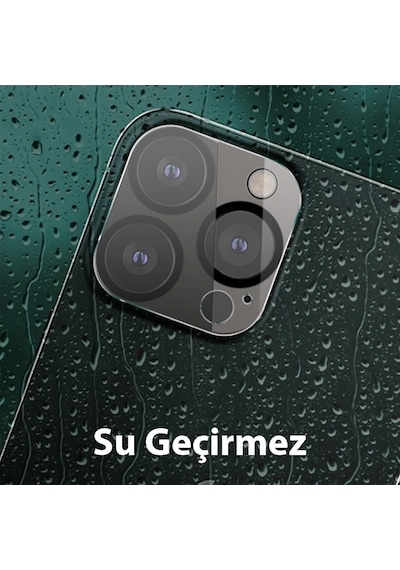 Ally İphone 13 Pro-13 Pro Max 3d Full Tempered Glass Cam Kamera Koruyucu- 5775