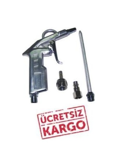 Kompresör Hava Tabancası - Hava Üfleme Tabancası 4 Parça