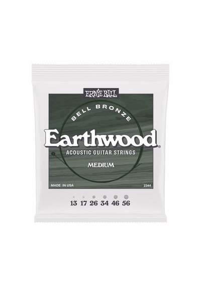 Ernie Ball Medium Earthwood Bell Bronz Gitar Telleri Western Gitar 13-56