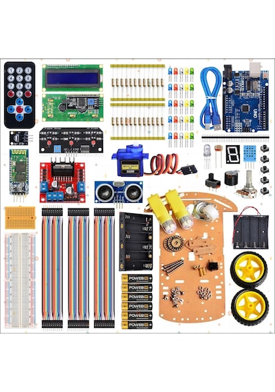 Meslek Lisesi Bilişim Bölümü Ağ Seti 16 İnç Takım Çantası + Robotik Kodlama Arduino Seti + Araç Kiti