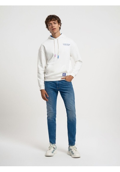 LOFT Oversize Erkek Sweatshirt Lf2034049 Q1.v1 Beyaz