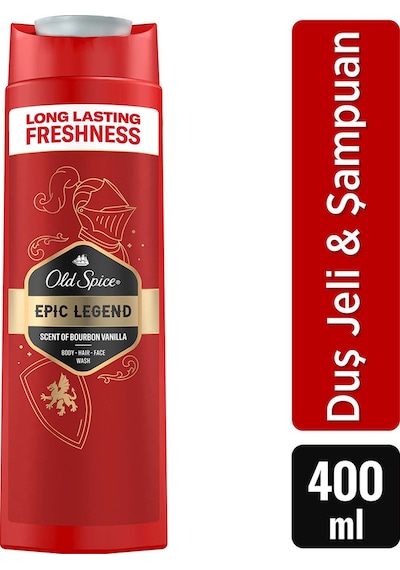 Epic Legend Erkek Duş Jeli Ve Şampuan 400 Ml