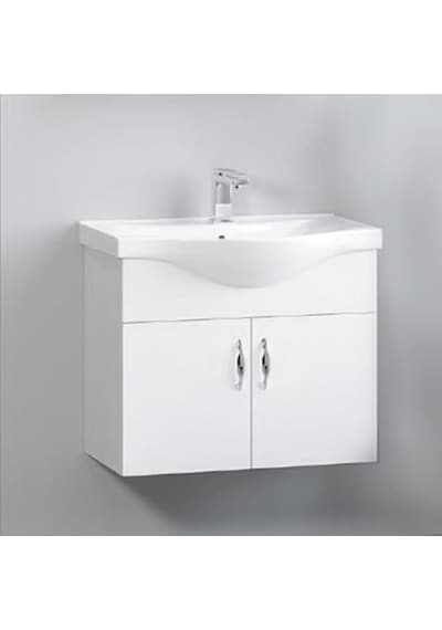 Denko Akyazı 55 Cm Mdf Beyaz Banyo Dolabı, Alt Modül Ve Lavabo Beyaz Denko Akyazı 55 Cm Mdf Beyaz Banyo Dolabı, Alt Modül Ve Lavabo Beyaz