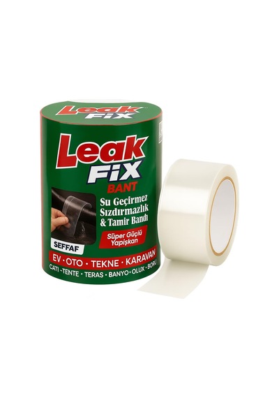 Vodaseal Leakfix Yama Bant, Şeffaf, 100mmx1,5m Diğer