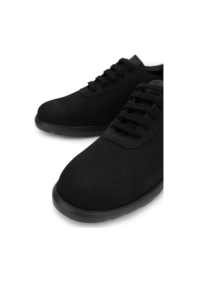 Tamer Tanca Erkek Hakiki Deri Siyah Sneakers & Spor Ayakkabı 1093 1193 Erk Ayk Y25 Syh Nbk Zmb Siyah