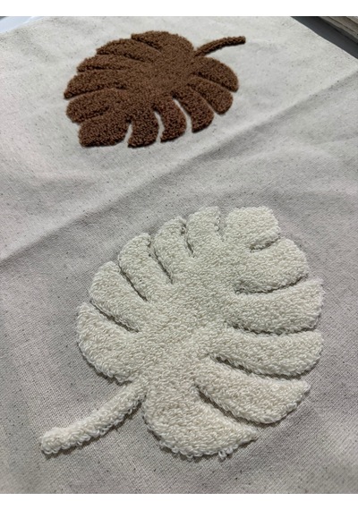 Punch Nakış İşlemeli 2'li Kırlent Kılıfı 40x40 Ekru