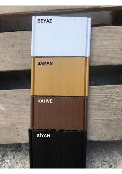 3 Sıra Camlı Akordeon Kapı, Beyaz Düz Renkli, 72x215cm