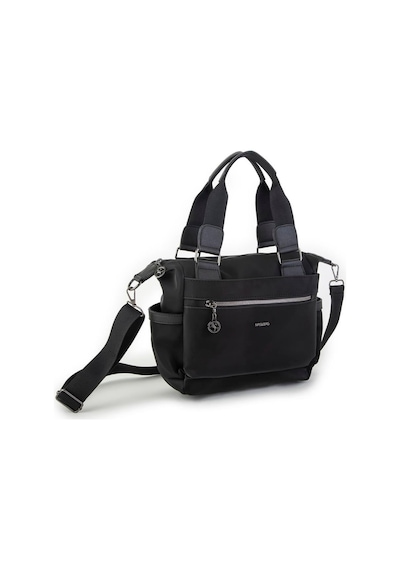 Nas Bag Kadın El Çantası - Siyah Buzzy Çok Renkli
