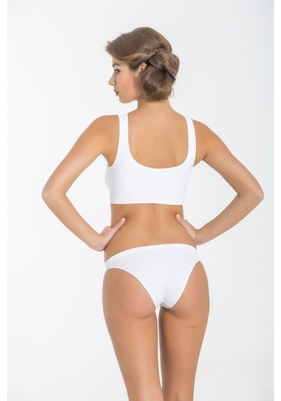 Miss Fit Pedli Büstiyer Dikişsiz Kalın Askılı 11027