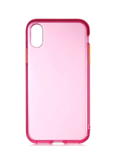 Apple Uyumlu iPhone XS 5.8 Kılıf Zore Bistro Kapak-Pembe