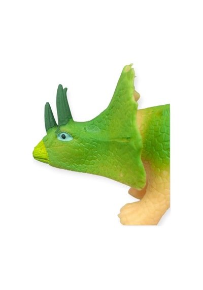Fidget Oyuncak - Streç Dinazor Figürü 18 Cm - Triceraptors Hayvan