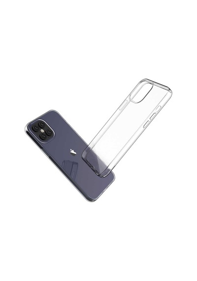 Apple Uyumlu iPhone 12 Pro Max Uzrm Süper Silikon Kılıf-renksiz Renksiz