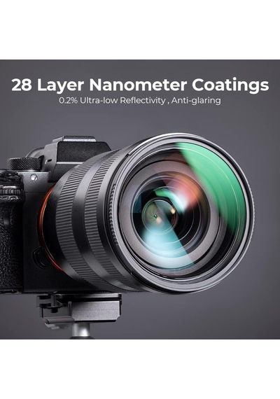 K&f Concept Nano X-serisi Uv Filtresi 67 Mm Schott Cam B270 28 Katmanlı Mc Süper İnce Koruyucu Filtre Ultraviyole Filtre