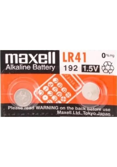 Maxell 192 LR41 1.5V Alkalin Pil 2'li
