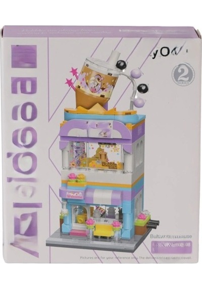 Mey İthalat Kp0108 Bubble Tea Kafe 302 Parça Block Oyuncak