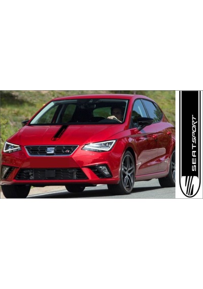Seat Kaput Yapıştırma Sport Etiket Ön Kaput Için 55Cm