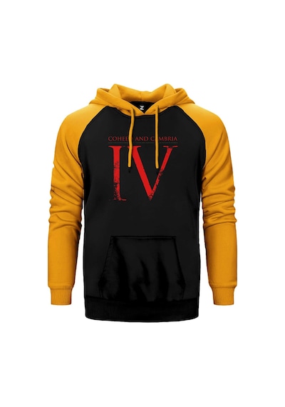Coheed And Cambria Good Apollo Sarı Renk Reglan Kol Kapşonlu Sweatshirt Sarı