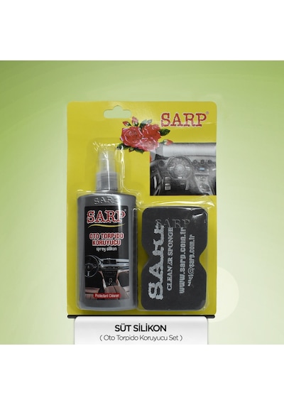 Sarp Torpido Bakım Seti Süngerli Süt Silikon 200Ml