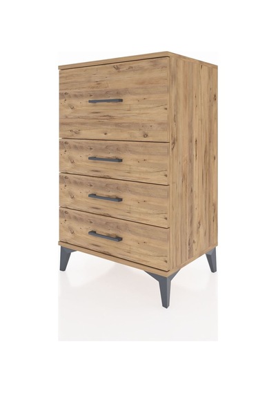Hyperion Komodin 4 Çekmeceli 60x44x96 Çam-çam Atlas Çam