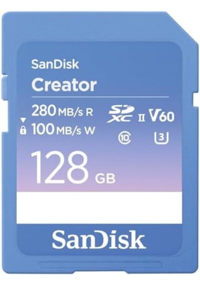 Creator Sd-uhs-ıı Hafıza Kartı 128 Gb Ve Aynasız Kameralar, 6k Video, V60, Uhs-ıı, 280 Mb/s Okuma, Rescuepro Deluxe, Adobe Cloud Açık Mavi Creator Sd-uhs-ıı Hafıza Kartı 128 Gb Ve Aynasız Kameralar, 6k Video, V60, Uhs-ıı, 280 Mb/s Okuma, Rescuepro Deluxe, Adobe Cloud Açık Mavi