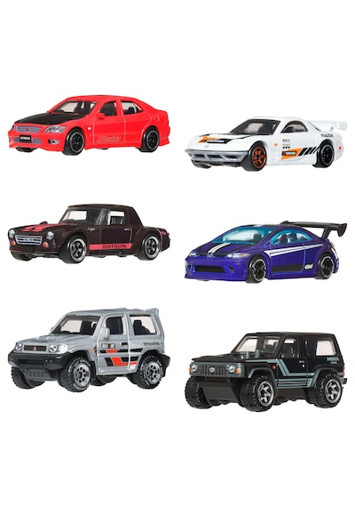 Hot Wheels Japon Temalı Çoklu Arabalar Jlb23 Çok Renkli