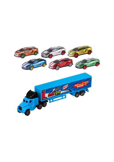 Speed Racer Road Series Tır Seti 6'lı Metal Araba Seti